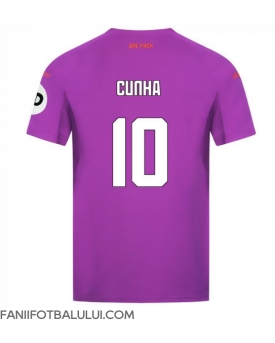 Wolves Matheus Cunha #10 Tricou Fotbal Replică 2024-25 Barbati Treilea